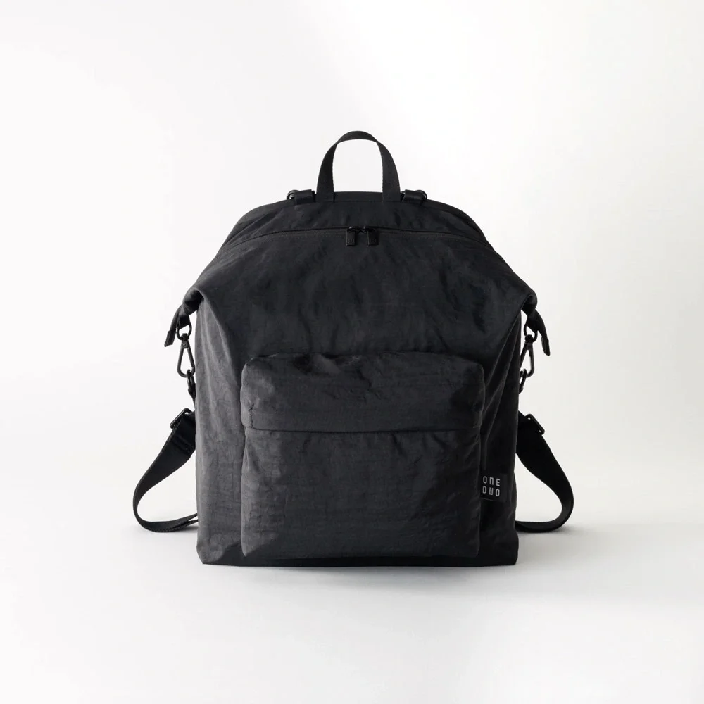 One Duo Black Diaper Bag